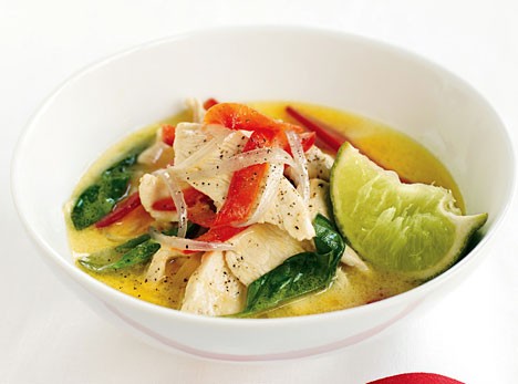 Thai green chicken curry