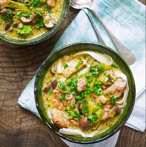 Thai green chicken curry