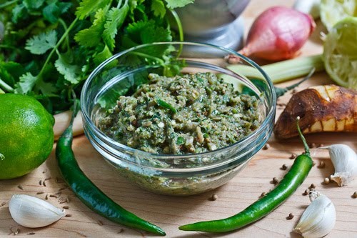 Thai green curry paste