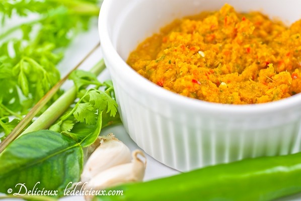 Thai green curry paste