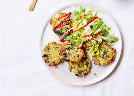 Thai green curry rice cakes