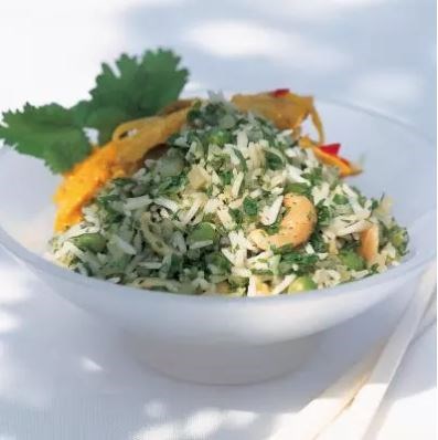 Thai green rice