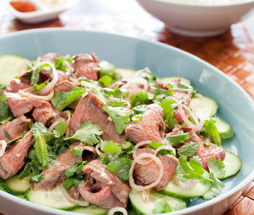 Thai grilled-beef salad