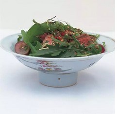 Thai grilled-beef salad with grapes