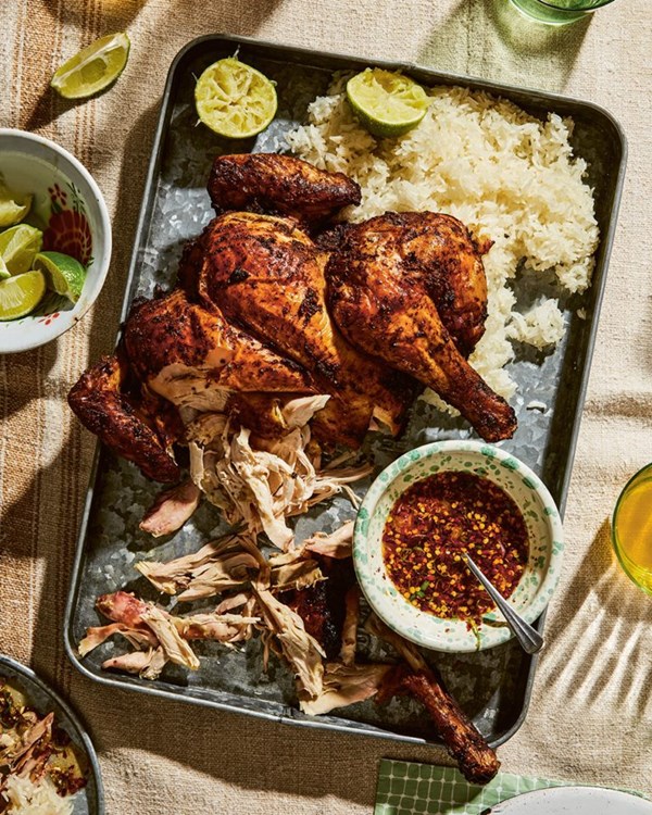 Thai grilled chicken (Gai yang with nam jim jaew)