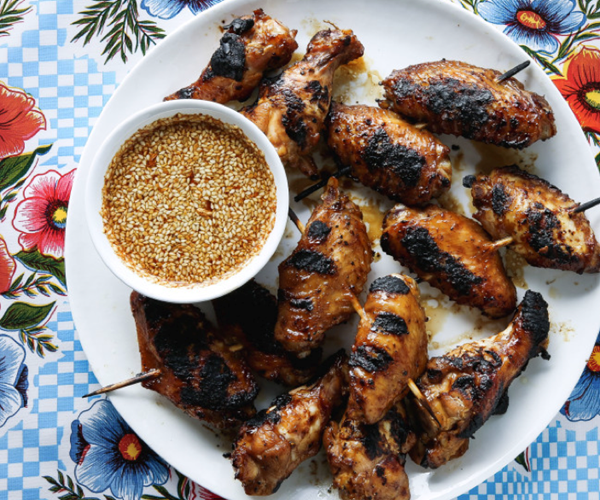 Thai grilled chicken wings