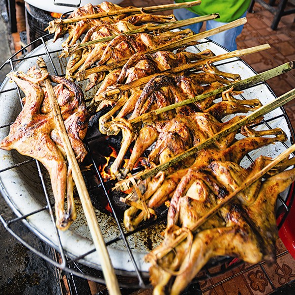 Thai grilled chicken with sweet chile sauce