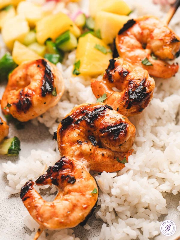 Thai grilled shrimp