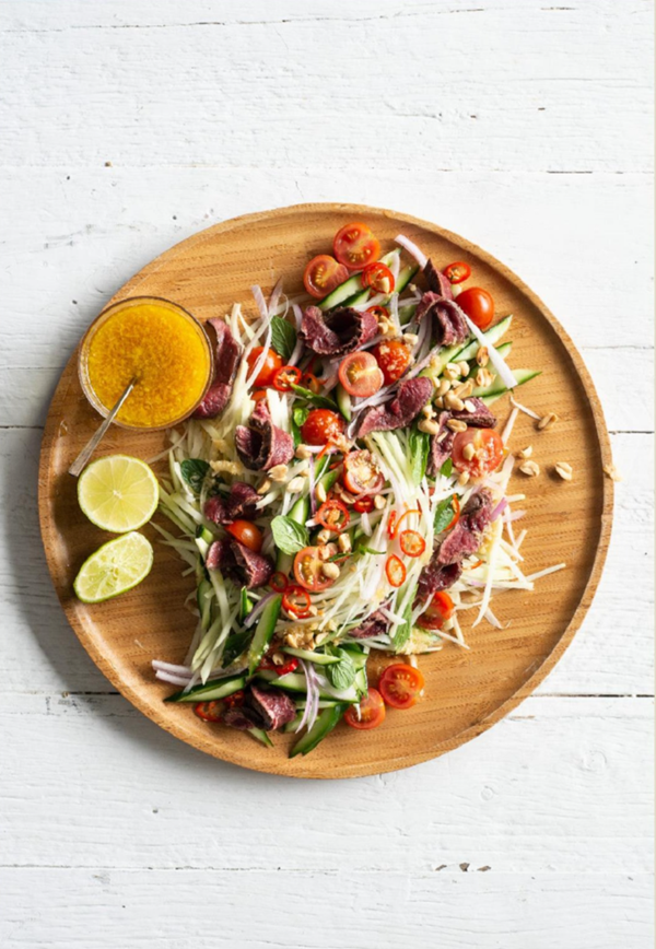 Thai kangaroo salad