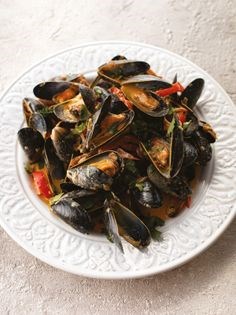Thai mussels