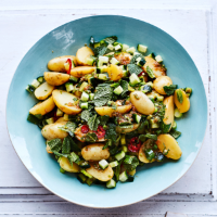 Thai new potato and cucumber salad
