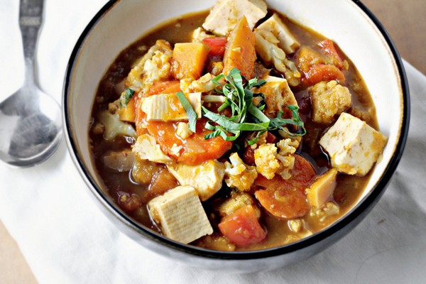 Thai Panang vegetable curry