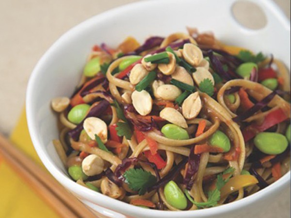 Thai peanut noodle salad