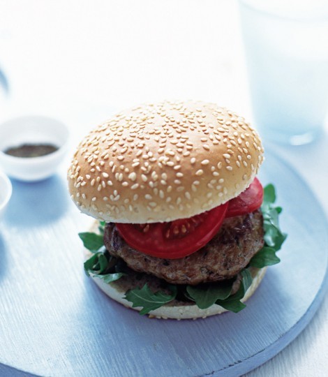 Thai pork burgers