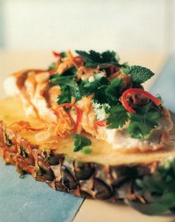 Thai pork, mint and chilli