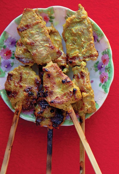 Thai pork satay (Muu satay)