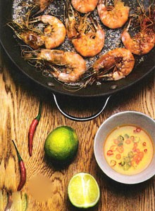Thai prawns with salt