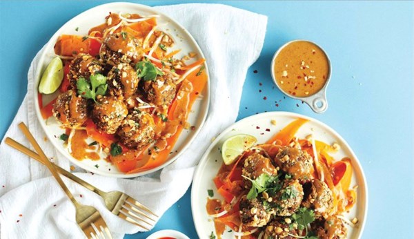 Thai quinoa meatballs