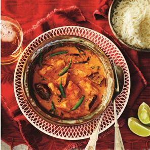 Thai red chicken curry