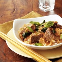 Thai red curry beef 