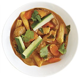 Thai red curry with pork
