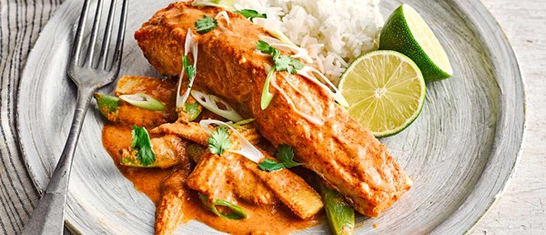 Thai salmon parcels