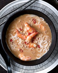 Thai shrimp and coconut soup