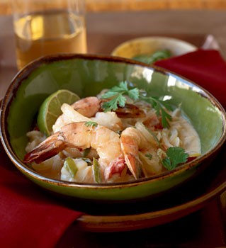 Thai shrimp curry
