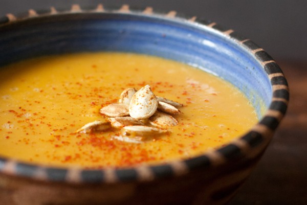 Thai-spiced pumpkin soup