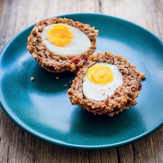 Thai-spiced Scotch eggs