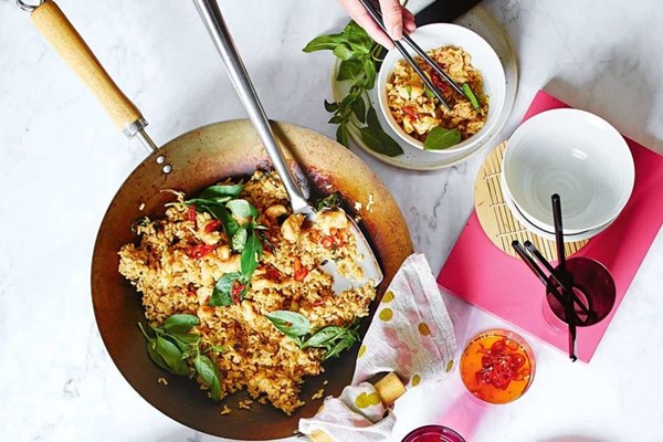 Thai spicy chilli & basil fried rice