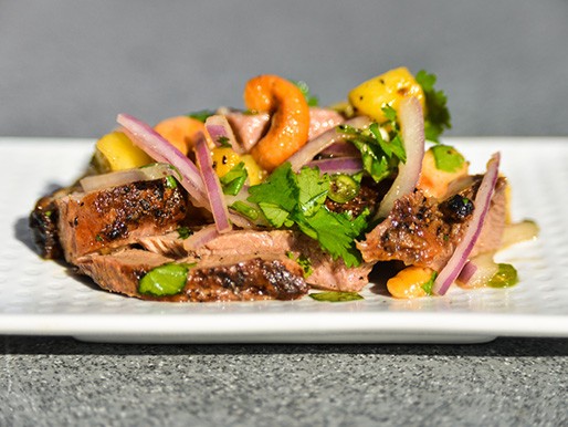 Thai spicy duck salad