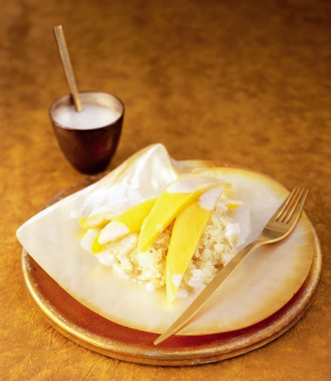 Thai sticky rice with mango