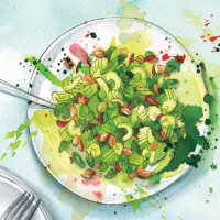 Thai-style celery salad with peanuts