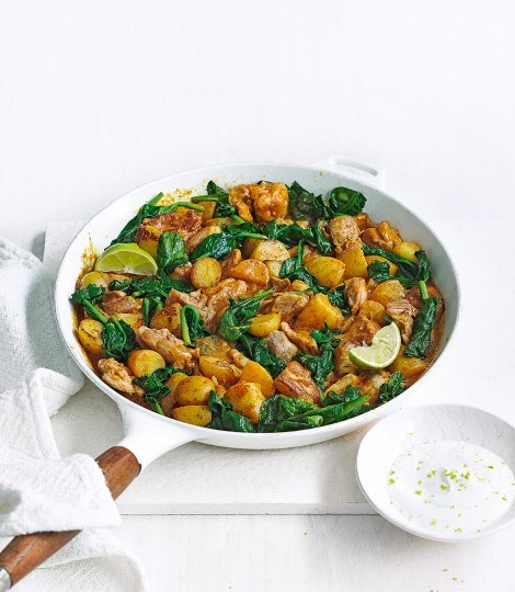 Thai-style chicken and potato curry