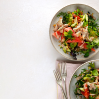 Thai-style chicken and watermelon salad