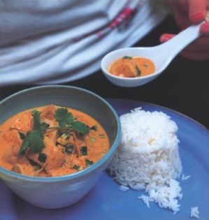 Thai-style chicken curry