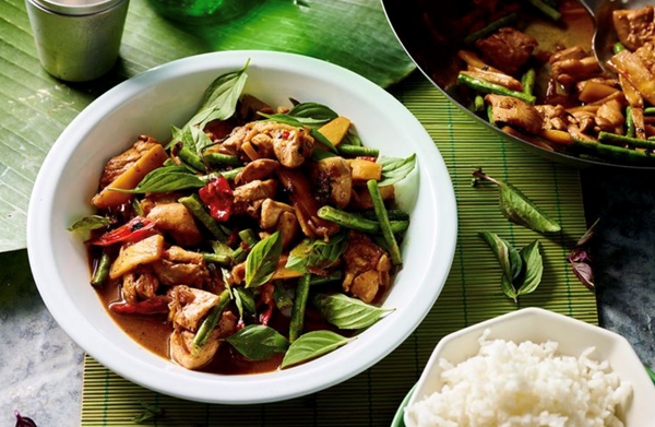 Thai-style chilli basil chicken