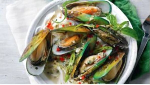 Thai-style coconut mussels