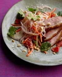Thai-style duck-and-green papaya salad