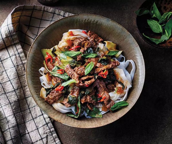 Thai-style ginger beef 