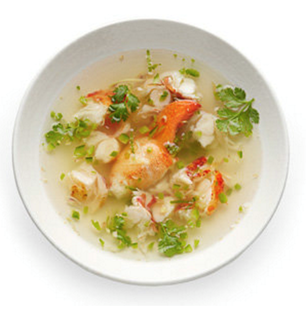 Thai style lobster soup