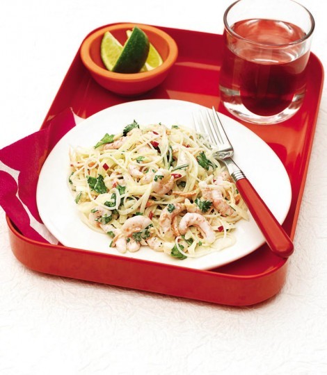 Thai-style prawn noodles