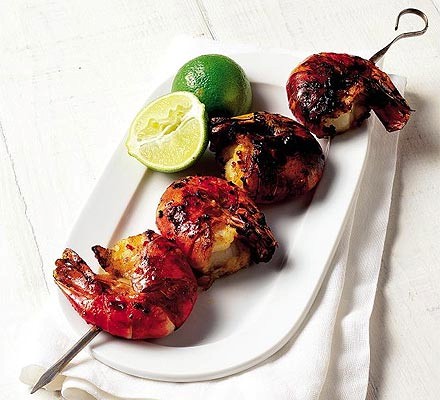 Thai-style prawns