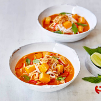 Thai-style squash noodle soup