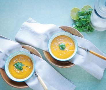 Thai-style sweet potato soup