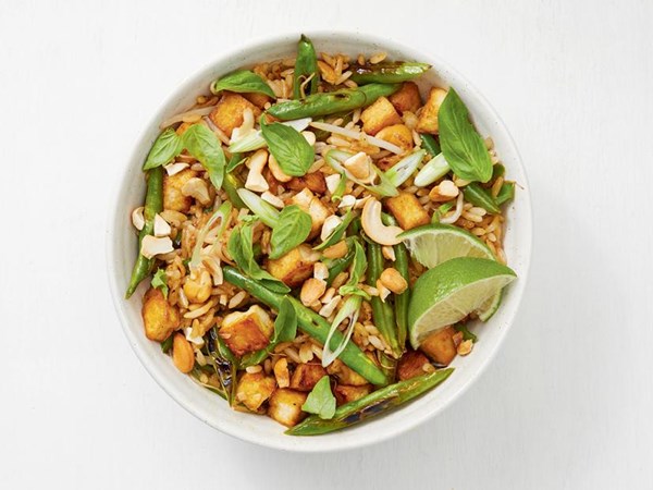 Thai-style tofu fried rice 