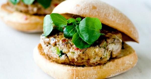 Thai-style turkey burgers