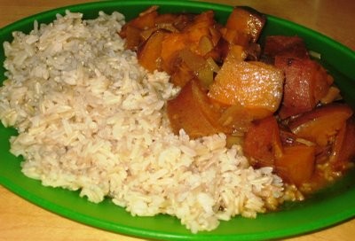 Thai sweet potato curry