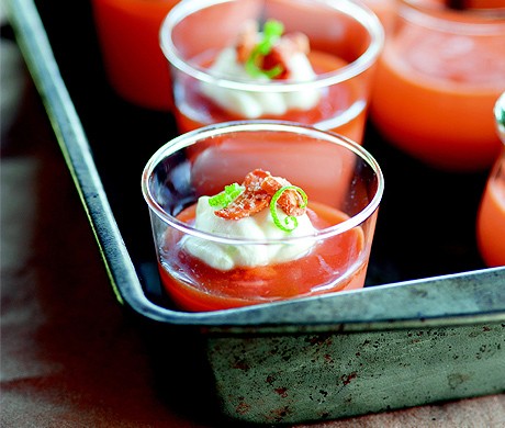 Thai tea pudding with lime caramel candied cashews